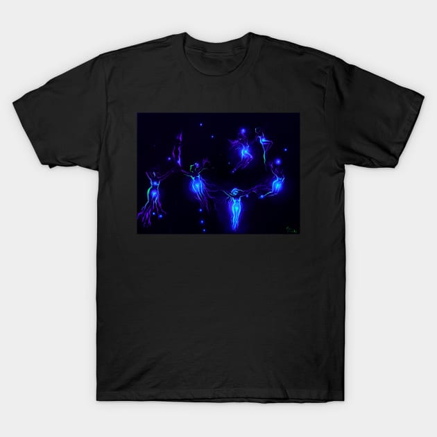 Glowing pleiades T-Shirt by CORinAZONe